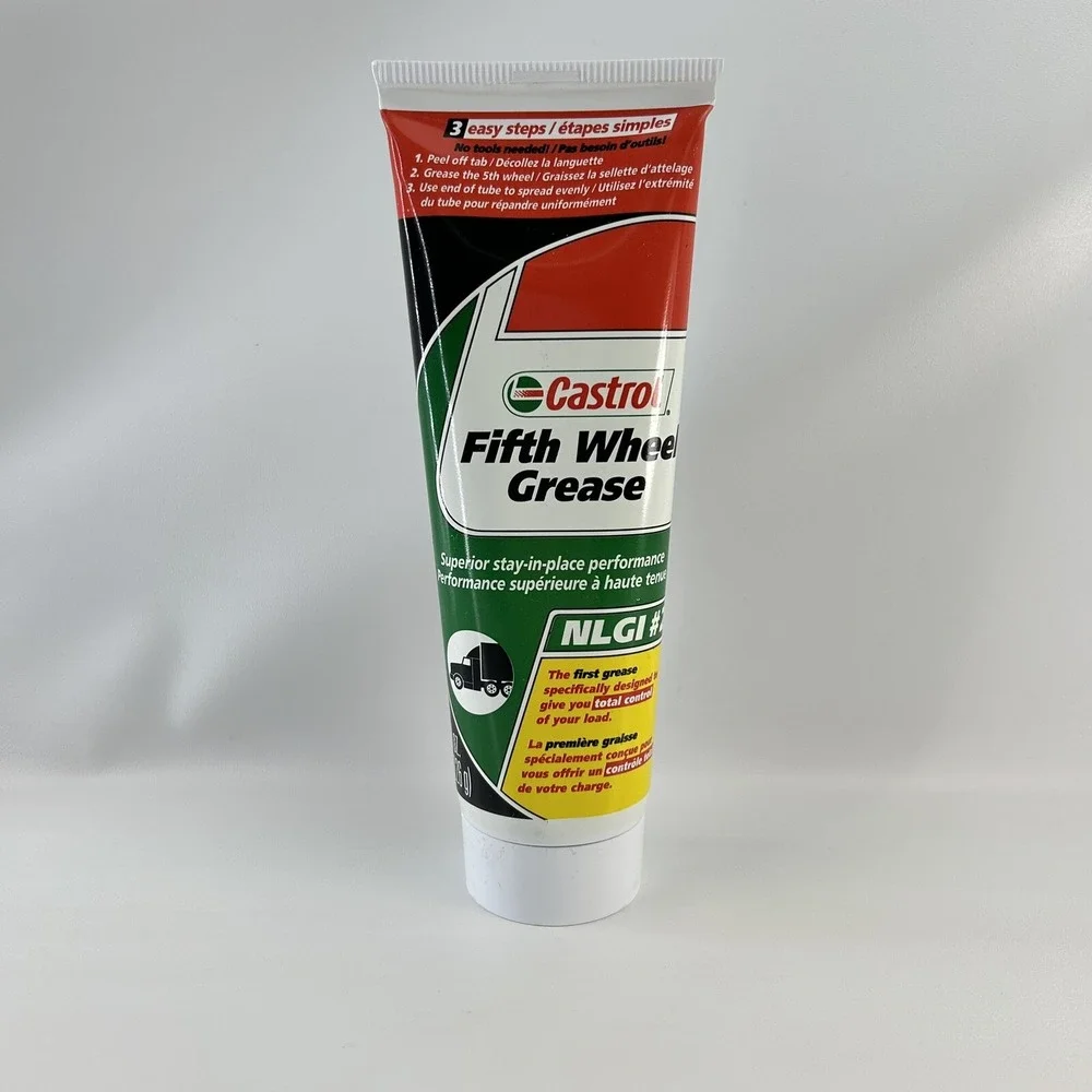 1 x Castrol 5th Wheel Grease NLGI #2 Camper Semi-Truck Goose Neck Trailer 8 oz